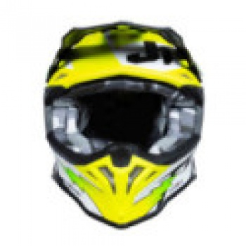 CASCO JUST1 J-39 POSEIDON NEGRO / AMARILLO FLUOR / BLANCO